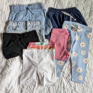 8 piece Spring Summer/warm weather shorts and capris bundle - half nwot